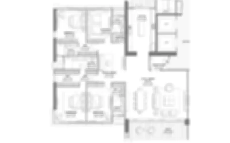 4 BHK floor plan